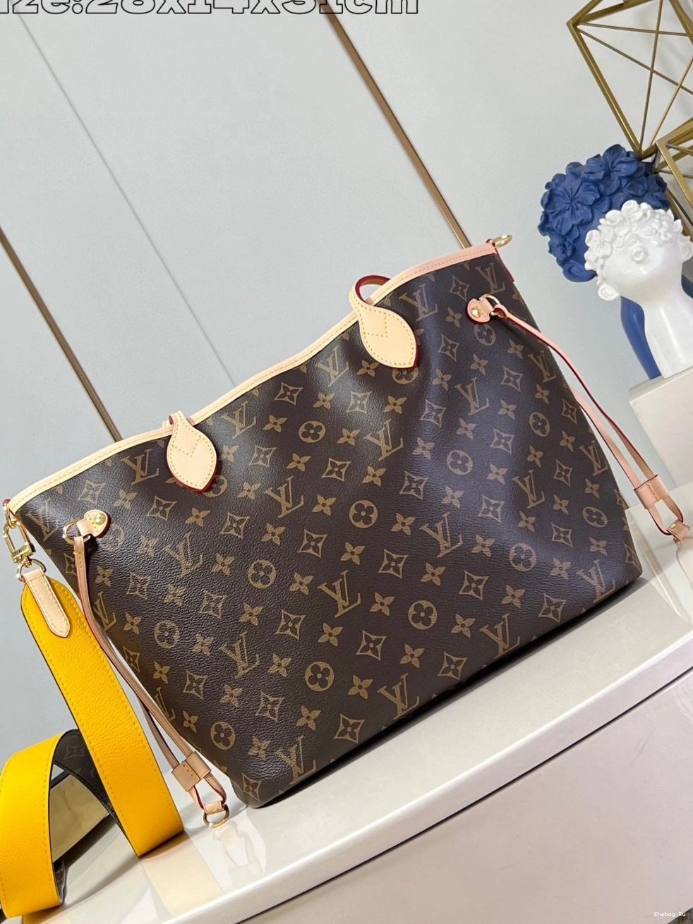 Louis Inside MM-31*28*14cm Bandoulière Out Vuitton Neverfull 0722